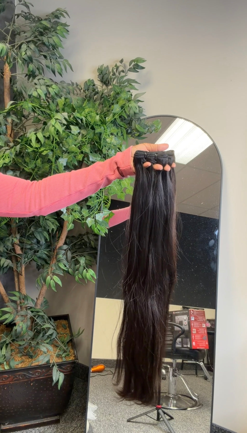 Paquete de cabello virgen liso