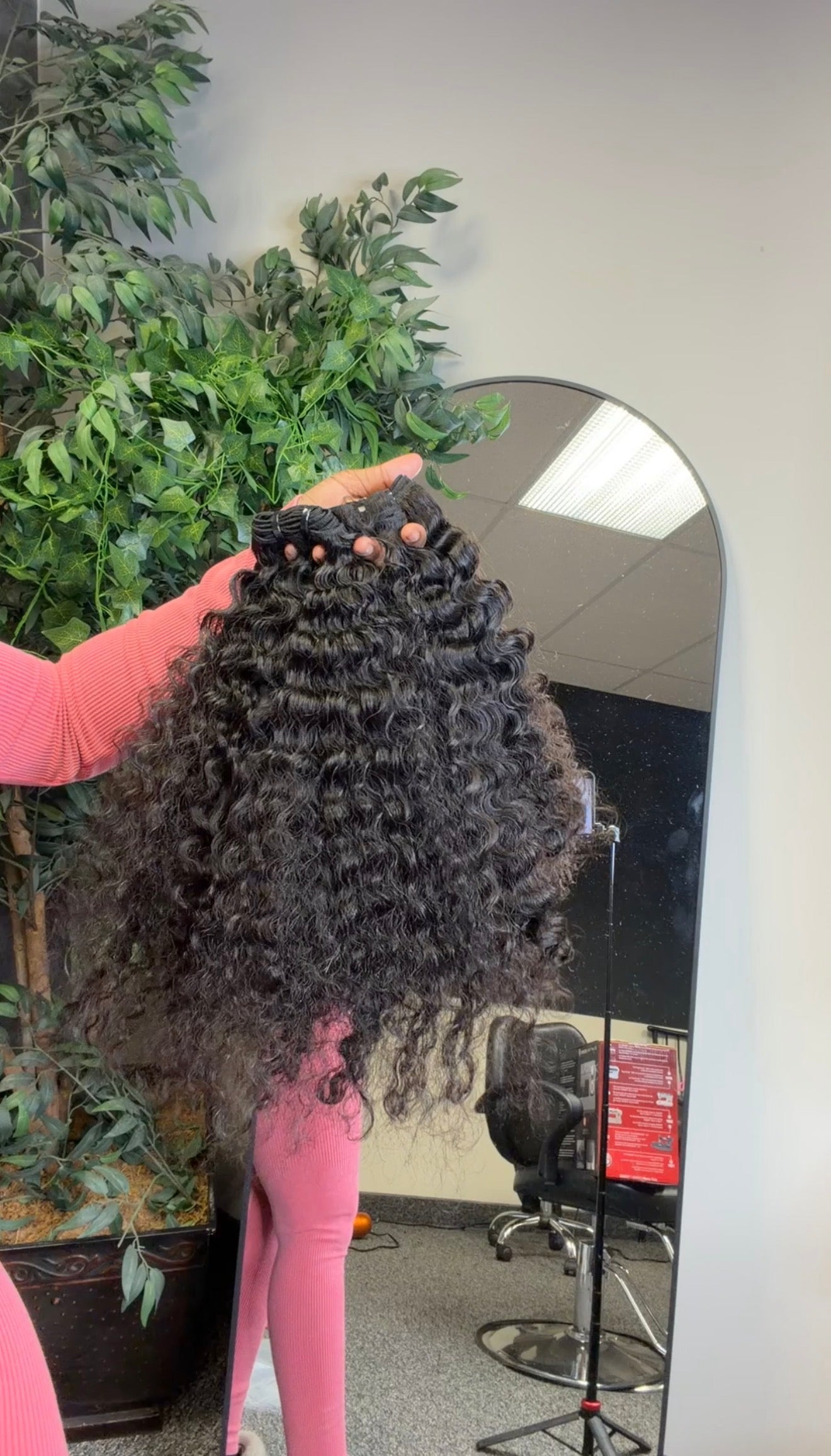 Paquete de cabello rizado virgen birmano