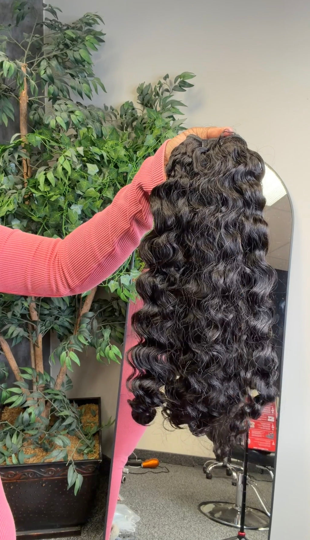 Paquete de cabello rizado virgen birmano