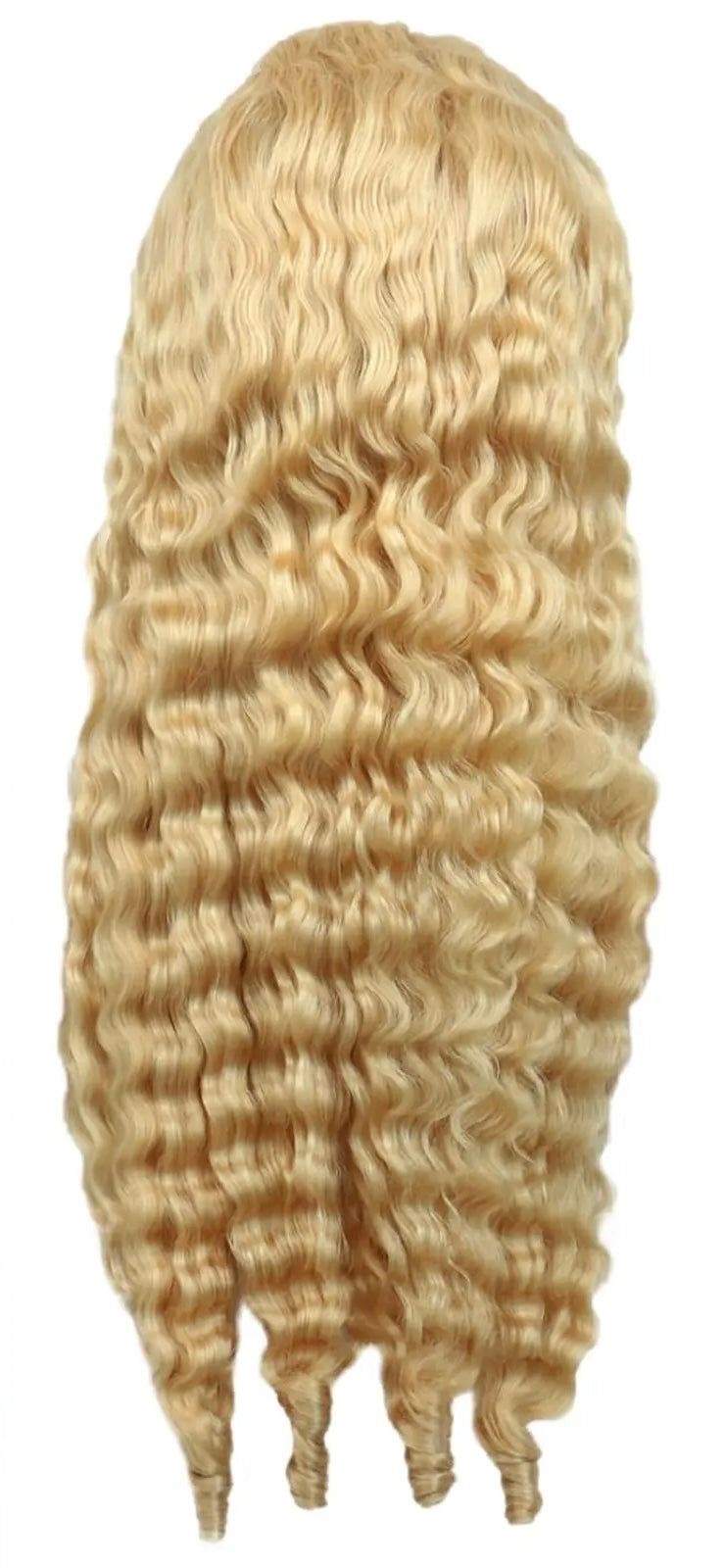 Blonde (613) Burmese Curly Frontal Wig