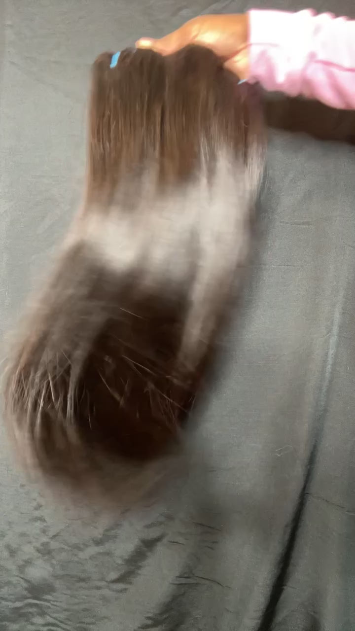 Paquete de cabello virgen liso