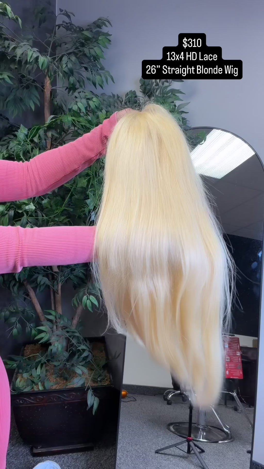 Blonde (613) Straight Frontal Wig