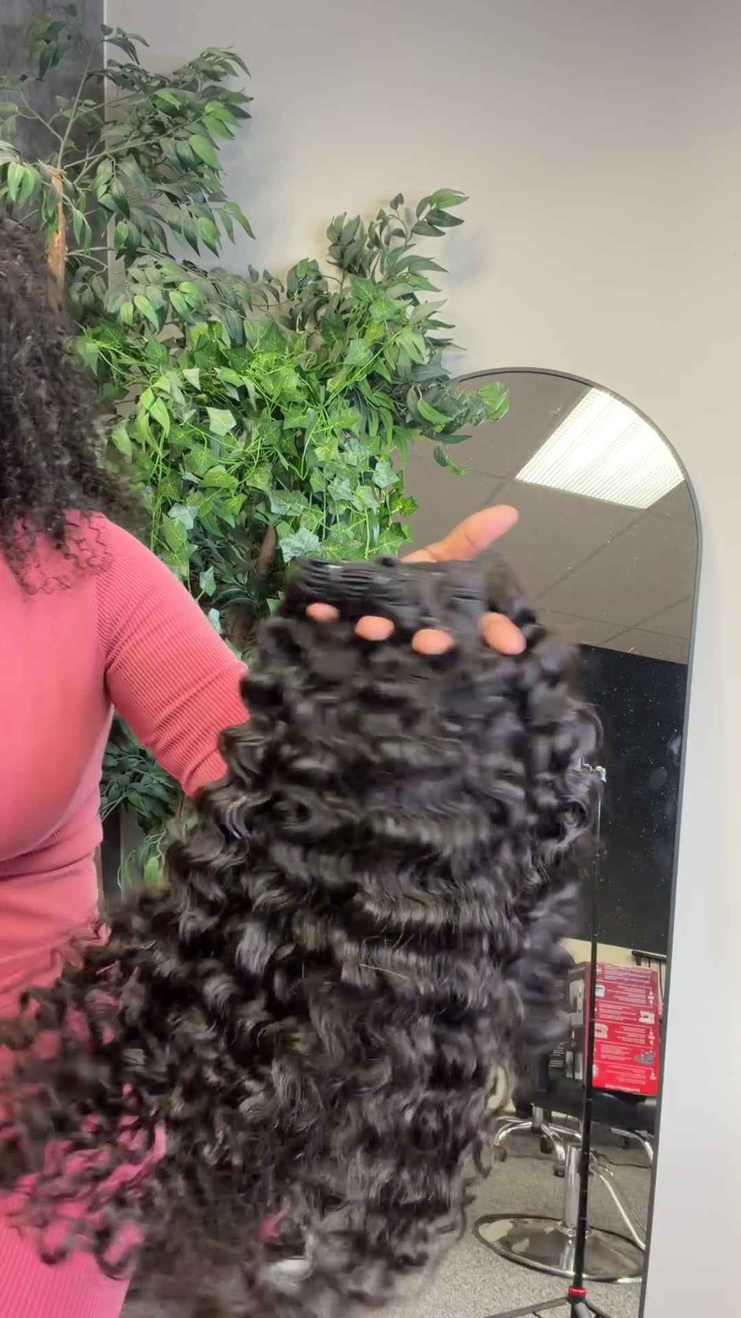 Paquete de cabello rizado virgen birmano
