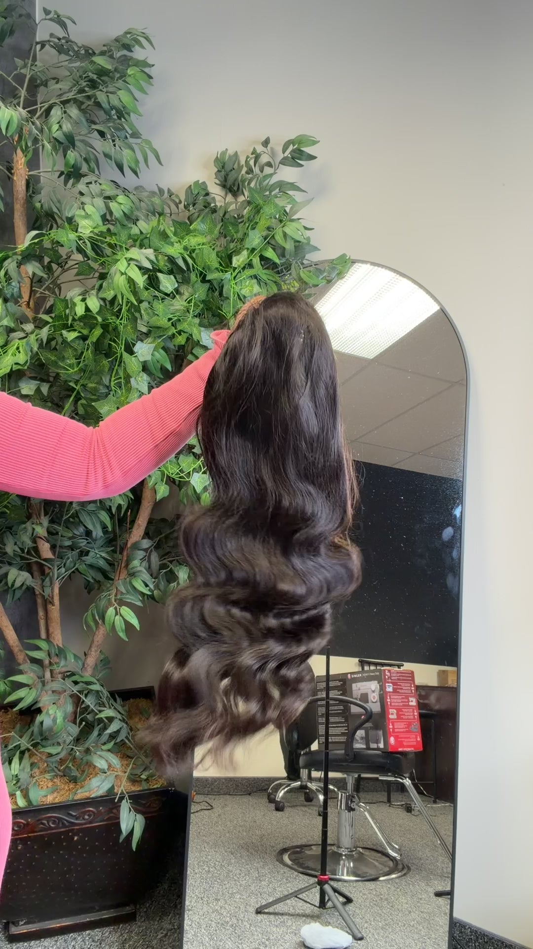 Black Body Wave Frontal Wig